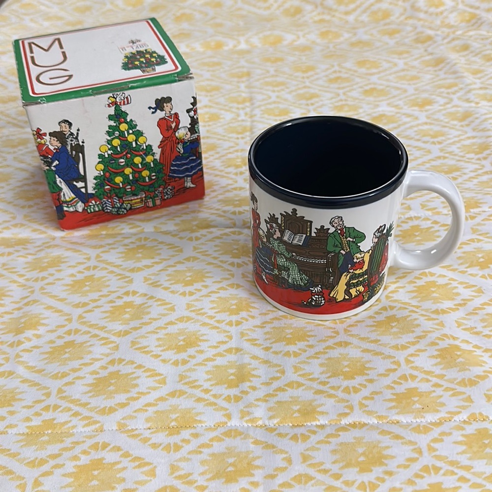 Festive Holiday Mug with Christmas Scene